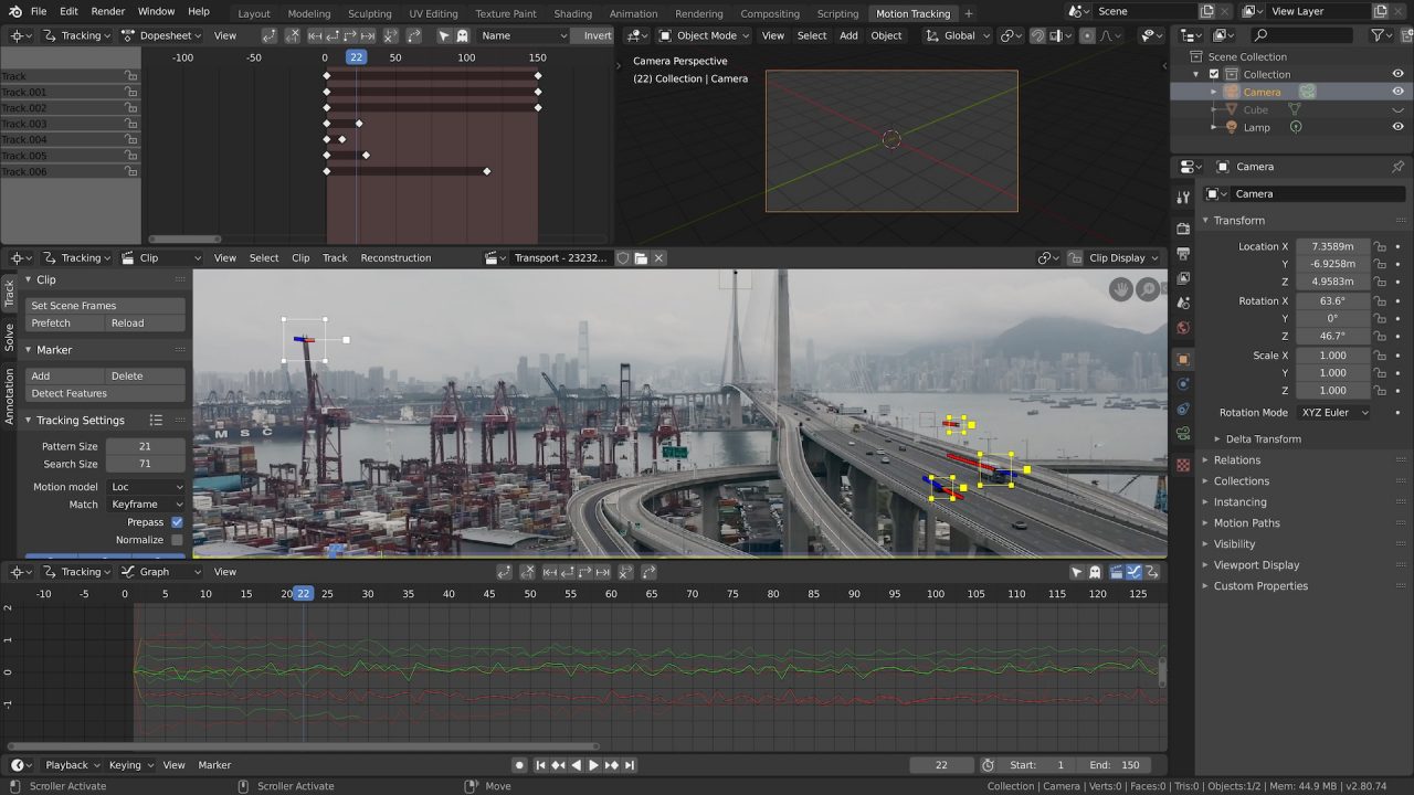 Blender VFX and compositing